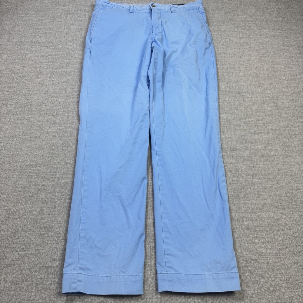 Polo Ralph Lauren The Polo Chino Pants Mens 30x30 Blue Cotton Stretch Twill